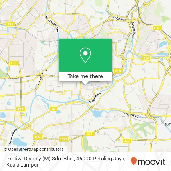 Pertiwi Display (M) Sdn. Bhd., 46000 Petaling Jaya map