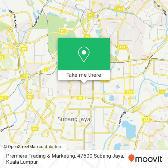 Premiere Trading & Marketing, 47500 Subang Jaya map