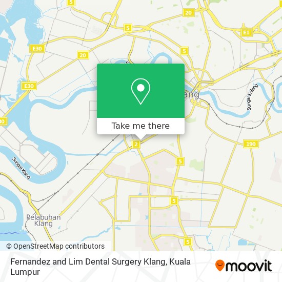 Fernandez and Lim Dental Surgery Klang map