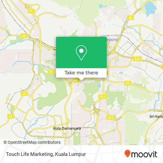 Touch Life Marketing map