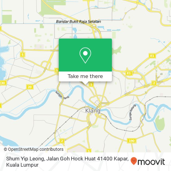 Shum Yip Leong, Jalan Goh Hock Huat 41400 Kapar map