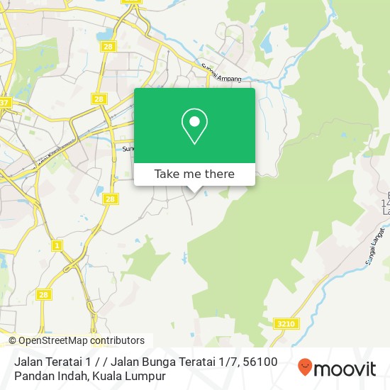 Jalan Teratai 1 / / Jalan Bunga Teratai 1 / 7, 56100 Pandan Indah map