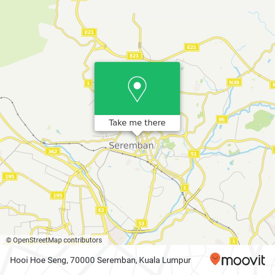 Hooi Hoe Seng, 70000 Seremban map