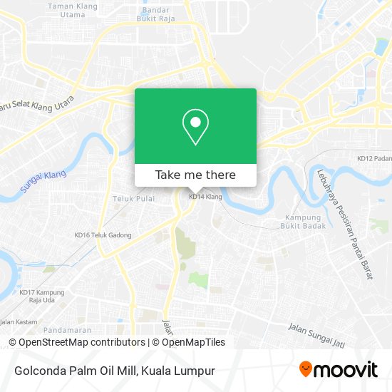 Peta Golconda Palm Oil Mill