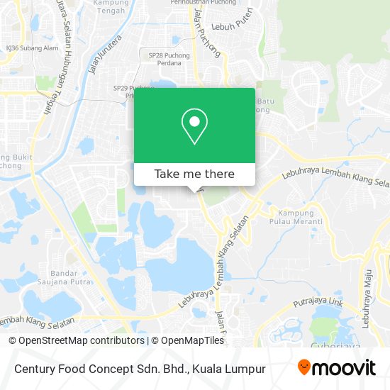 Century Food Concept Sdn. Bhd. map