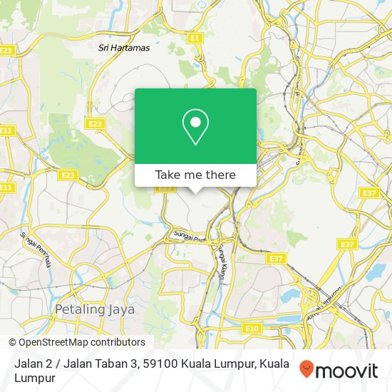 Peta Jalan 2 / Jalan Taban 3, 59100 Kuala Lumpur