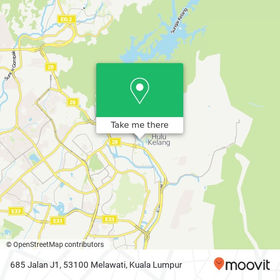 685 Jalan J1, 53100 Melawati map