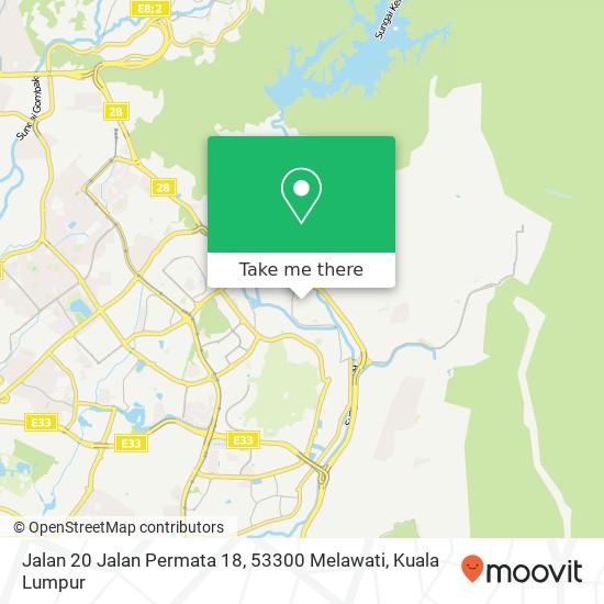 Jalan 20 Jalan Permata 18, 53300 Melawati map