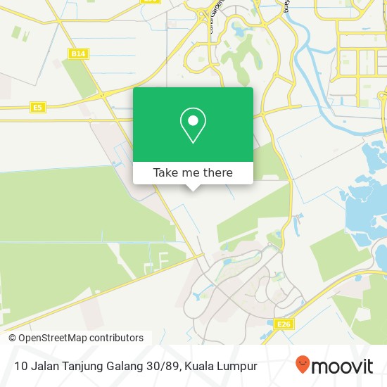 Peta 10 Jalan Tanjung Galang 30 / 89, 42450 Shah Alam