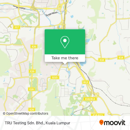 TRU Testing Sdn. Bhd. map