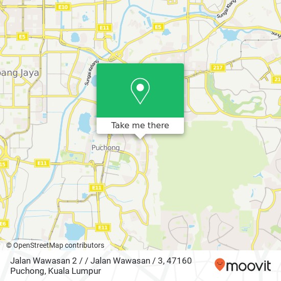 Jalan Wawasan 2 / / Jalan Wawasan / 3, 47160 Puchong map