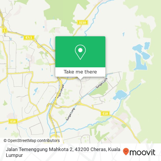 Jalan Temenggung Mahkota 2, 43200 Cheras map