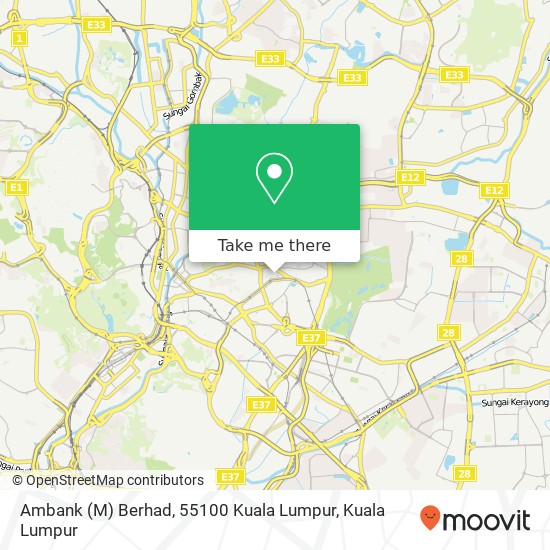 Ambank (M) Berhad, 55100 Kuala Lumpur map