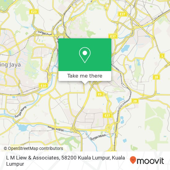 L M Liew & Associates, 58200 Kuala Lumpur map