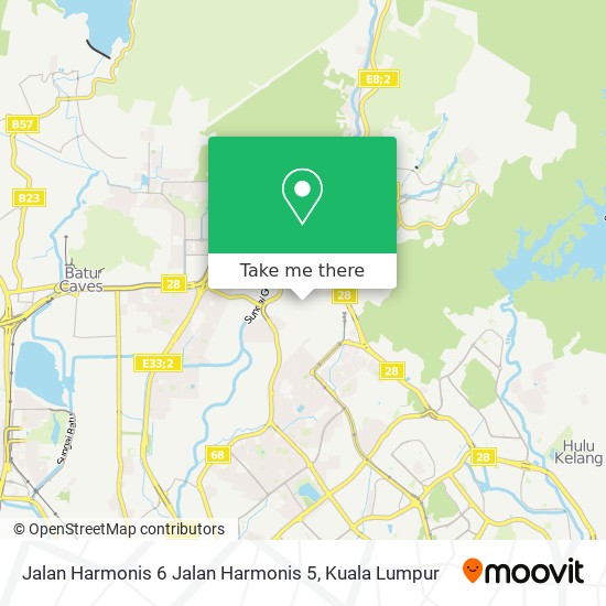 Peta Jalan Harmonis 6 Jalan Harmonis 5