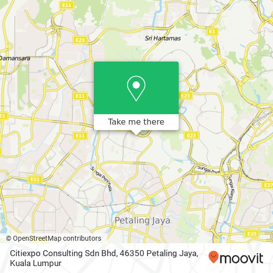 Peta Citiexpo Consulting Sdn Bhd, 46350 Petaling Jaya