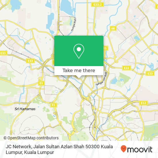 JC Network, Jalan Sultan Azlan Shah 50300 Kuala Lumpur map