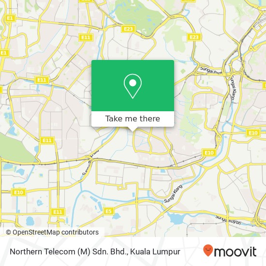 Northern Telecom (M) Sdn. Bhd. map