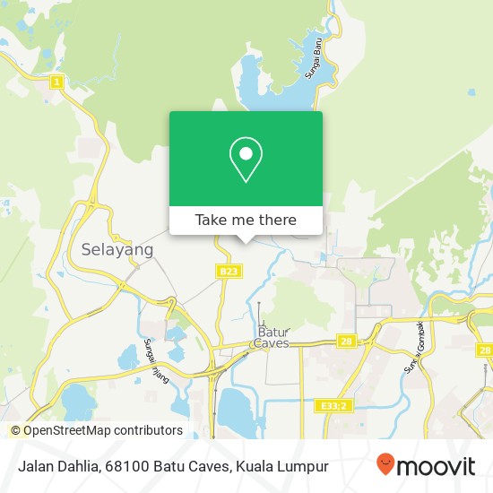 Jalan Dahlia, 68100 Batu Caves map