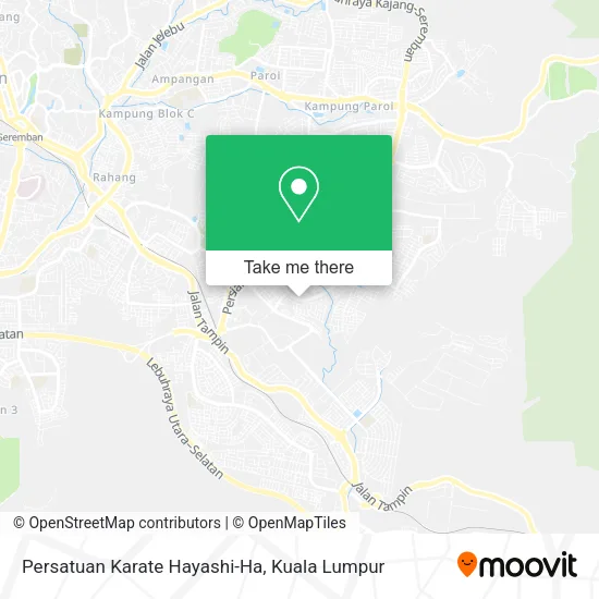 Persatuan Karate Hayashi-Ha map