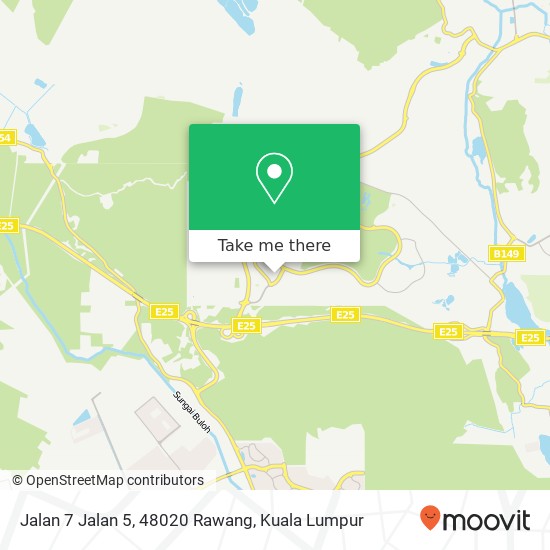 Peta Jalan 7 Jalan 5, 48020 Rawang