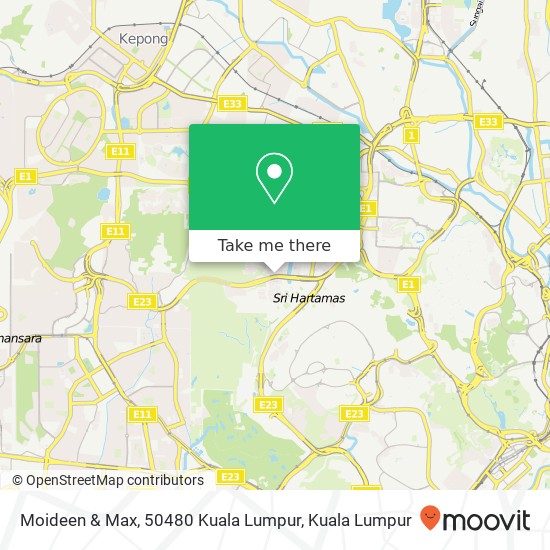 Moideen & Max, 50480 Kuala Lumpur map