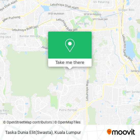 Taska Dunia Elit(Swasta) map