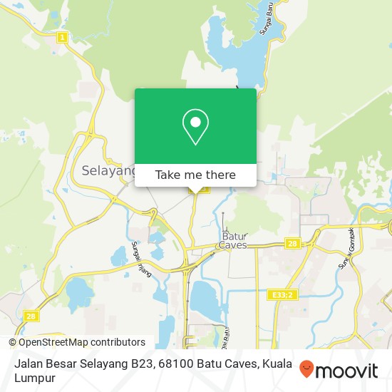 Jalan Besar Selayang B23, 68100 Batu Caves map