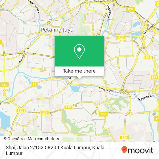 Shpi, Jalan 2 / 152 58200 Kuala Lumpur map