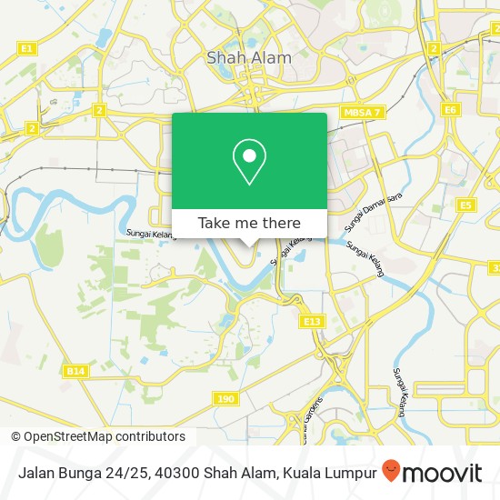 Jalan Bunga 24 / 25, 40300 Shah Alam map