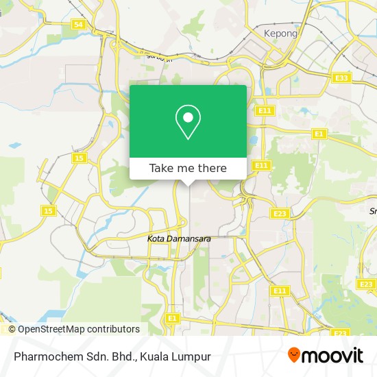 Pharmochem Sdn. Bhd. map
