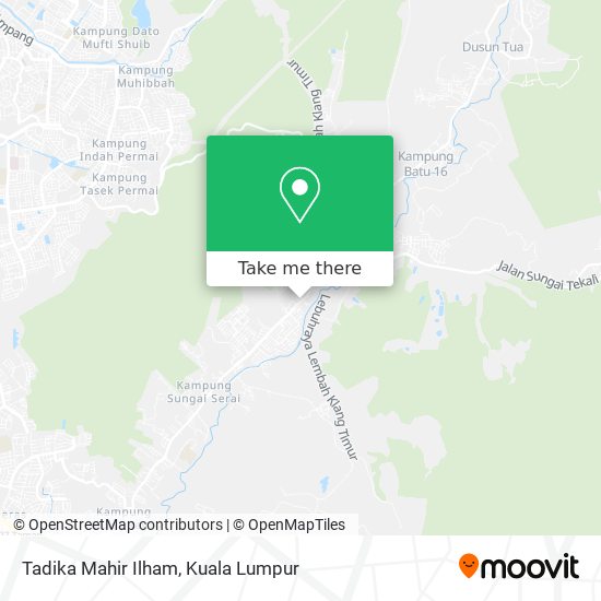 Tadika Mahir Ilham map