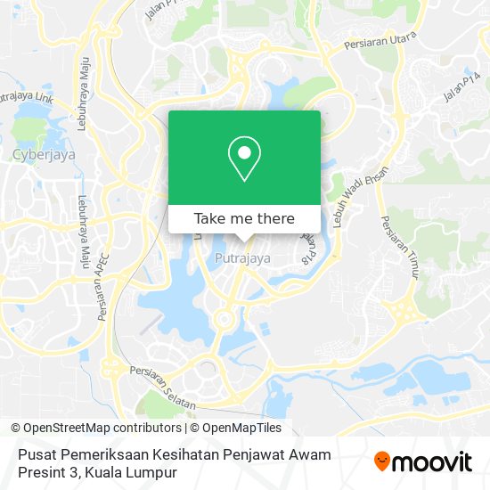 Pusat Pemeriksaan Kesihatan Penjawat Awam Presint 3 map