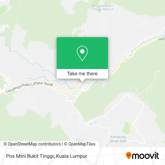 Pos Mini Bukit Tinggi map