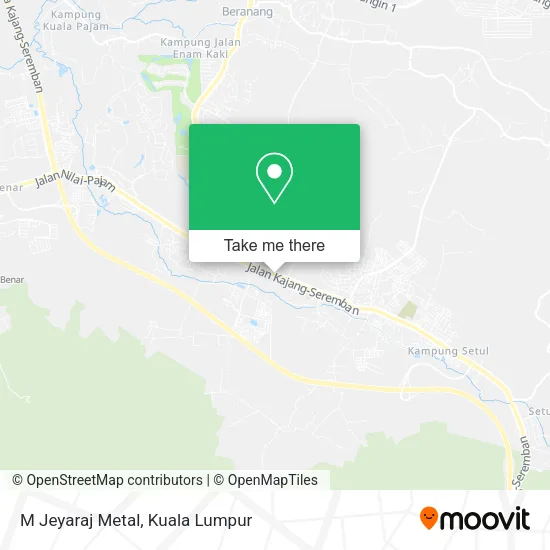M Jeyaraj Metal map
