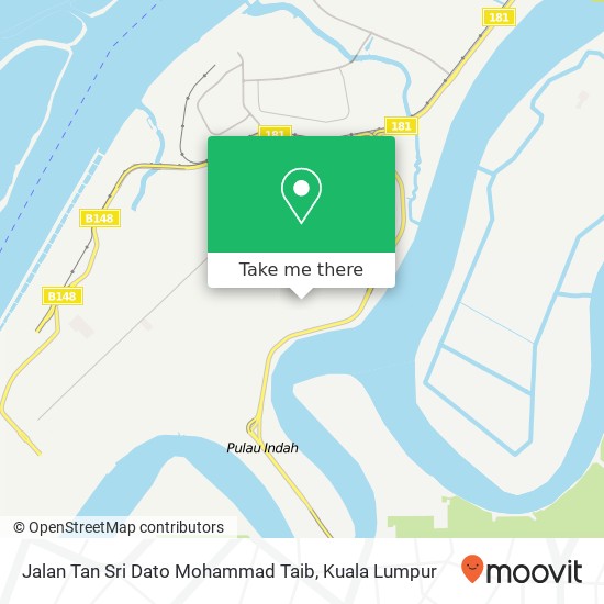 Peta Jalan Tan Sri Dato Mohammad Taib, 42920 Klang