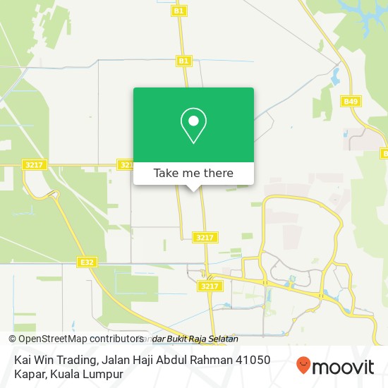 Kai Win Trading, Jalan Haji Abdul Rahman 41050 Kapar map