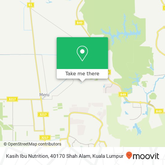 Kasih Ibu Nutrition, 40170 Shah Alam map