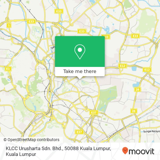 KLCC Urusharta Sdn. Bhd., 50088 Kuala Lumpur map