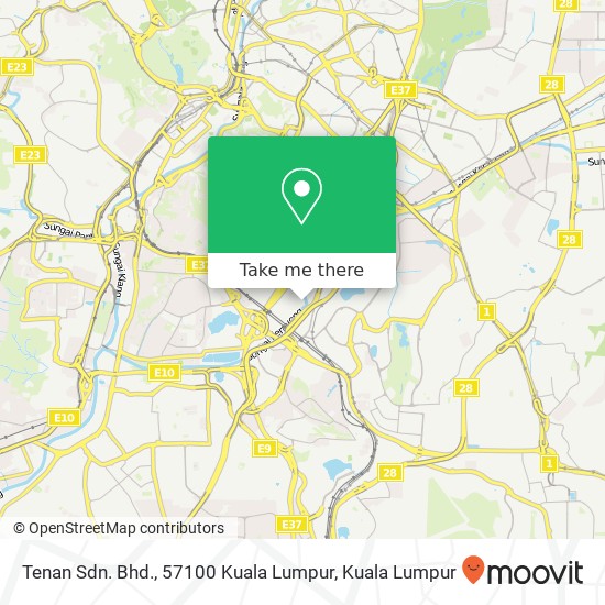 Tenan Sdn. Bhd., 57100 Kuala Lumpur map