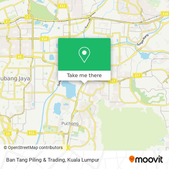 Peta Ban Tang Piling & Trading