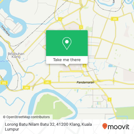 Lorong Batu Nilam Batu 32, 41200 Klang map