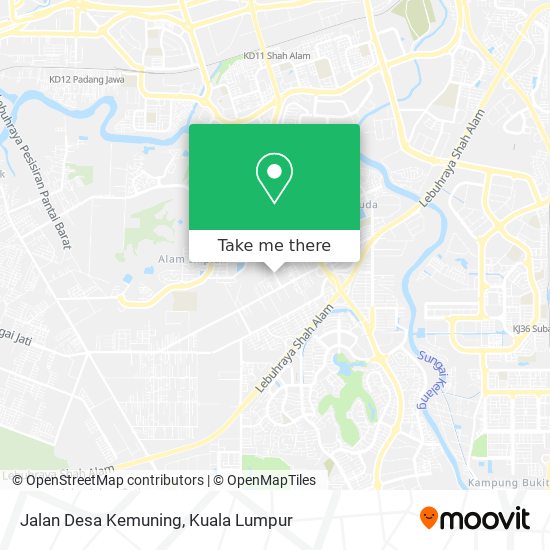 Jalan Desa Kemuning map