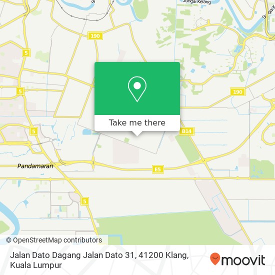 Jalan Dato Dagang Jalan Dato 31, 41200 Klang map