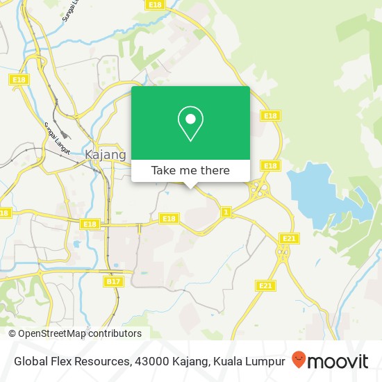 Global Flex Resources, 43000 Kajang map