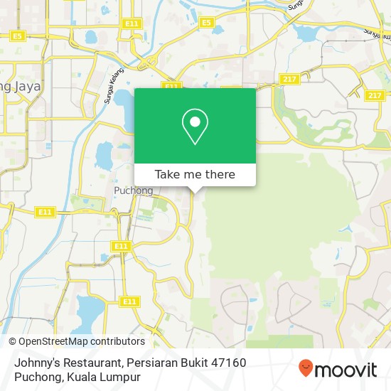 Johnny's Restaurant, Persiaran Bukit 47160 Puchong map