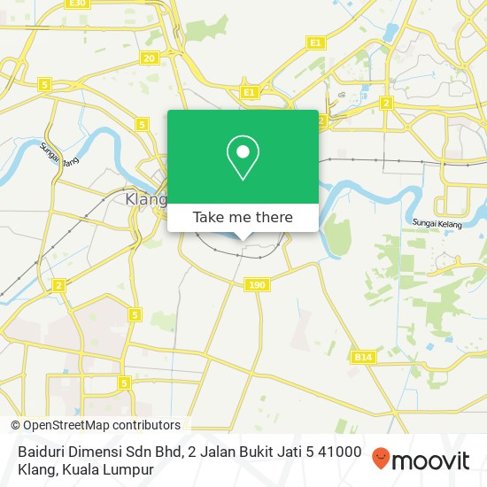 Baiduri Dimensi Sdn Bhd, 2 Jalan Bukit Jati 5 41000 Klang map