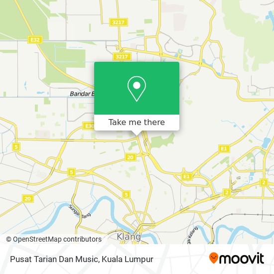 Pusat Tarian Dan Music map