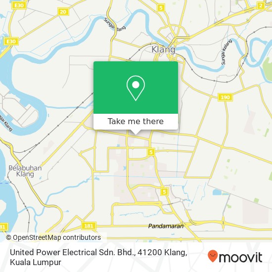 United Power Electrical Sdn. Bhd., 41200 Klang map