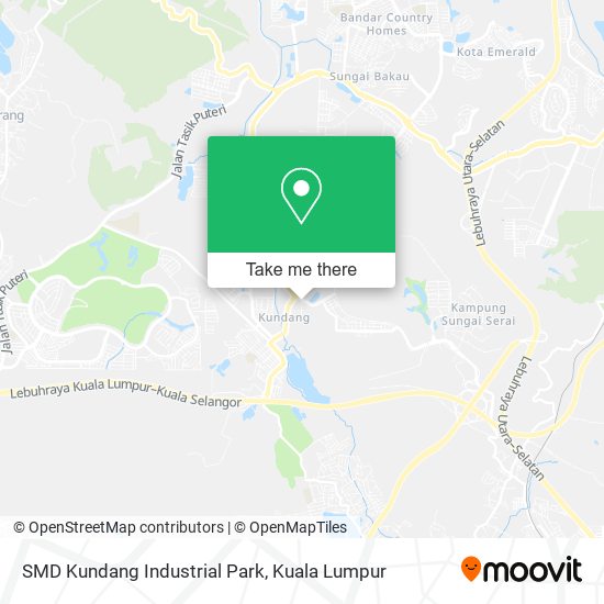 SMD Kundang Industrial Park map